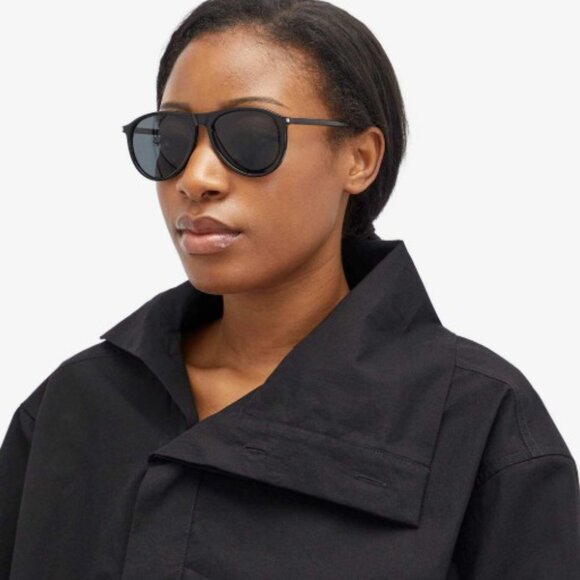 NEW SAINT LAURENT AVIATOR SUNGLASSES SL667 001 SAINT LAURENT SL 667 001 - Picture 1 of 4